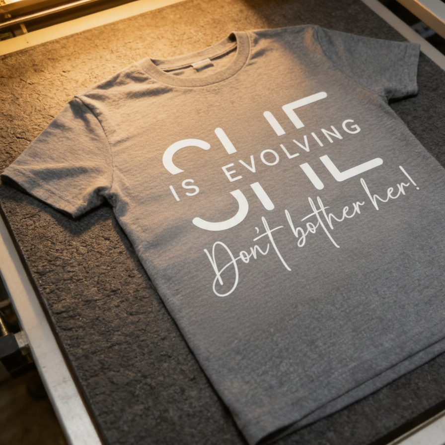 She Is Evolving - Don't Bother Her! | Growth Mode Tee