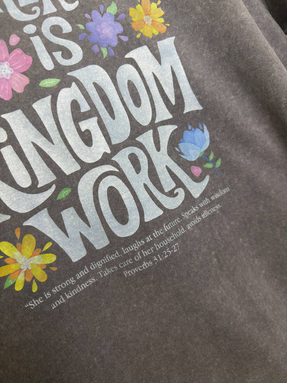 Motherhood Is Kingdom Work T-shirt