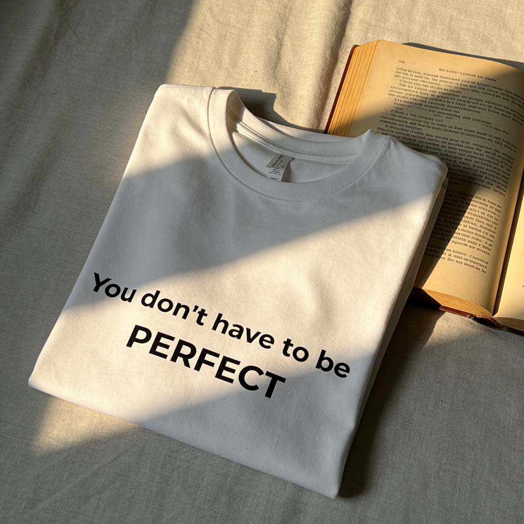 "You Don't Have to Be Perfect" Statement T-shirt