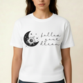 Follow Your Dream Floral Moon T-Shirt