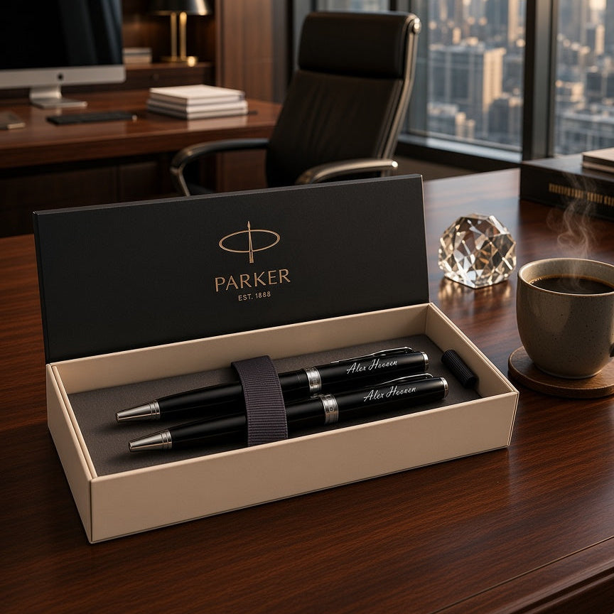 Personalised Parker Pen | Custom Name Pen Gift | Corporate Gifts Bulk | Business Branding | Luxury Gift for Him Her | Employee Client Gift