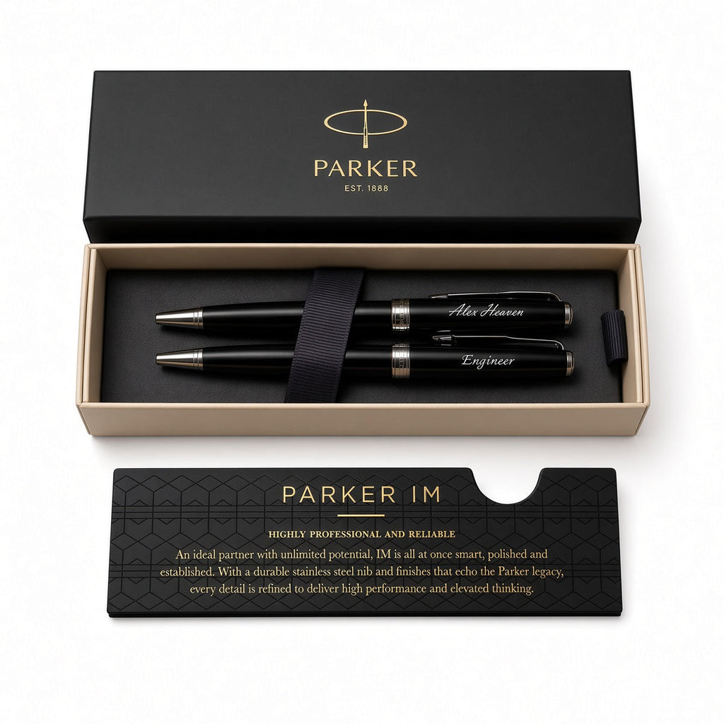 Personalised Parker Pen | Custom Name Pen Gift | Corporate Gifts Bulk | Business Branding | Luxury Gift for Him Her | Employee Client Gift