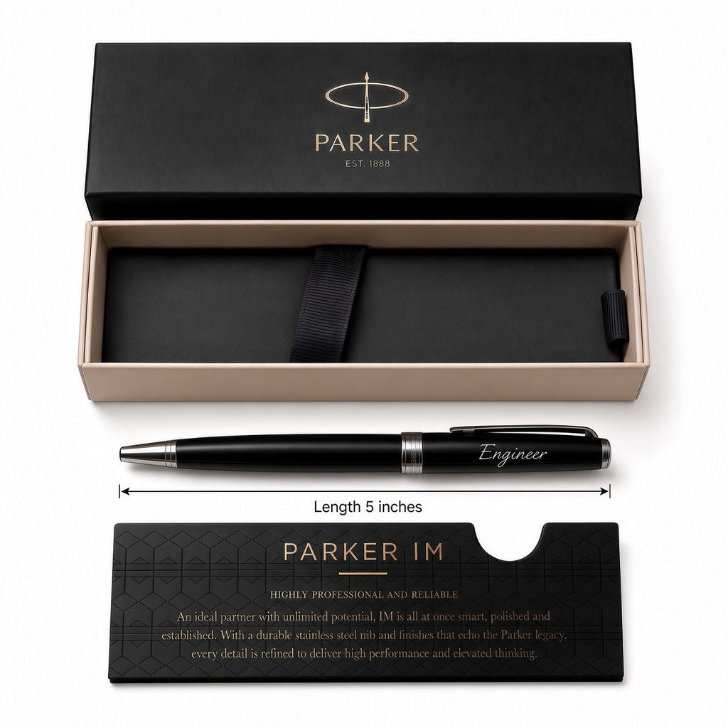Personalised Parker Pen | Custom Name Pen Gift | Corporate Gifts Bulk | Business Branding | Luxury Gift for Him Her | Employee Client Gift
