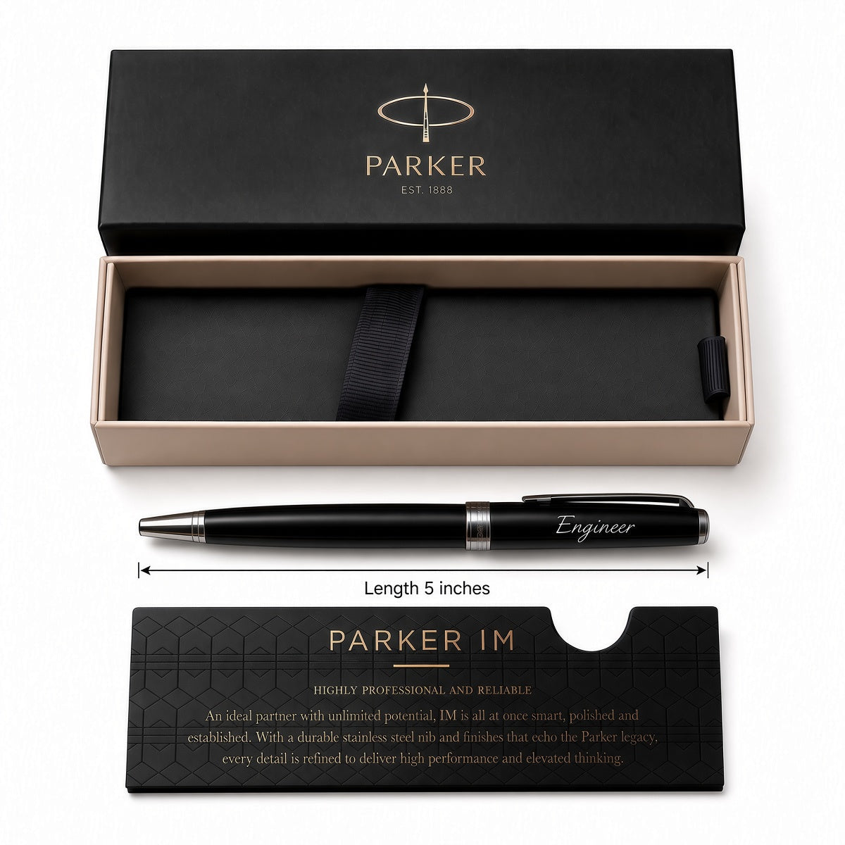 Personalised Parker Pen | Custom Name Pen Gift | Corporate Gifts Bulk | Business Branding | Luxury Gift for Him Her | Employee Client Gift