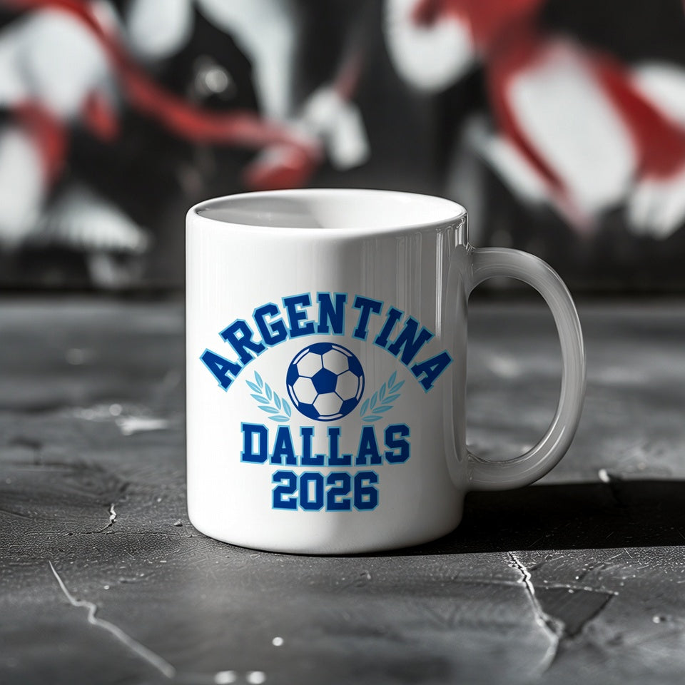 Argentina Dallas 2026 Soccer Mug | Souvenir | BeVisible