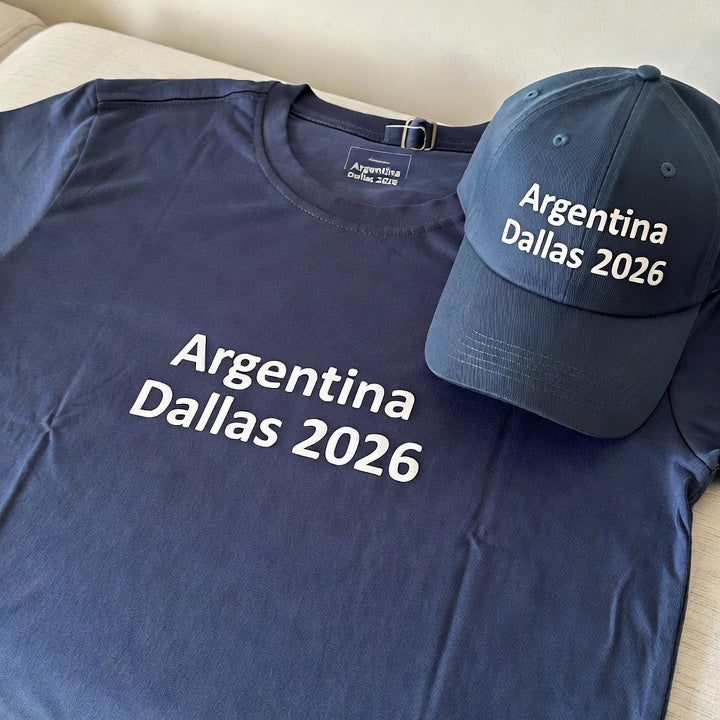 Argentina Dallas 2026 Matching Set | Shirt + Cap | BeVisible