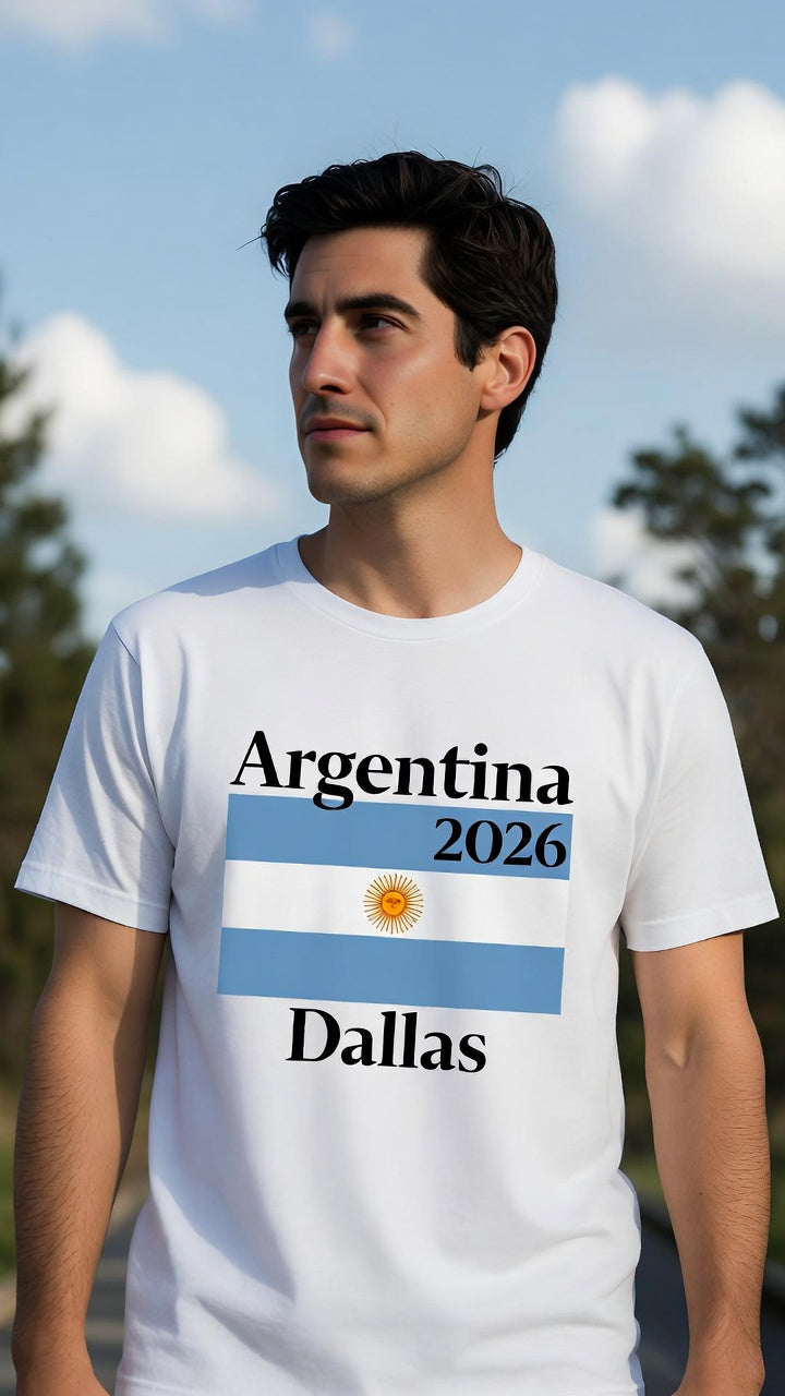 Argentina Dallas 2026 Soccer Shirt | Vamos Argentina | BeVisible