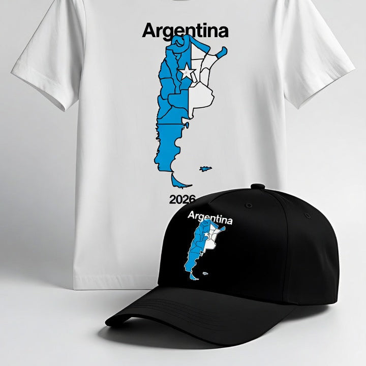 Argentina Dallas 2026 Matching Set | Shirt + Cap | BeVisible