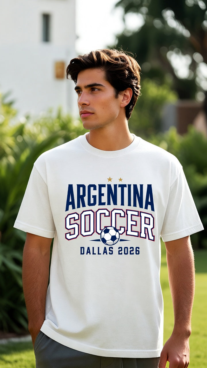 Argentina Dallas 2026 Soccer Shirt | Vamos Argentina | BeVisible