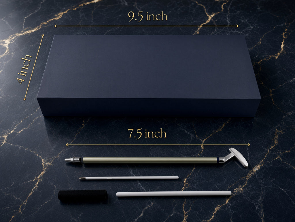 Golf Pen Set Gift for Him, Personalized Golf Club Pens, Executive Golfer Gift Box, Retirement Boss Fathers Day Golf Gift