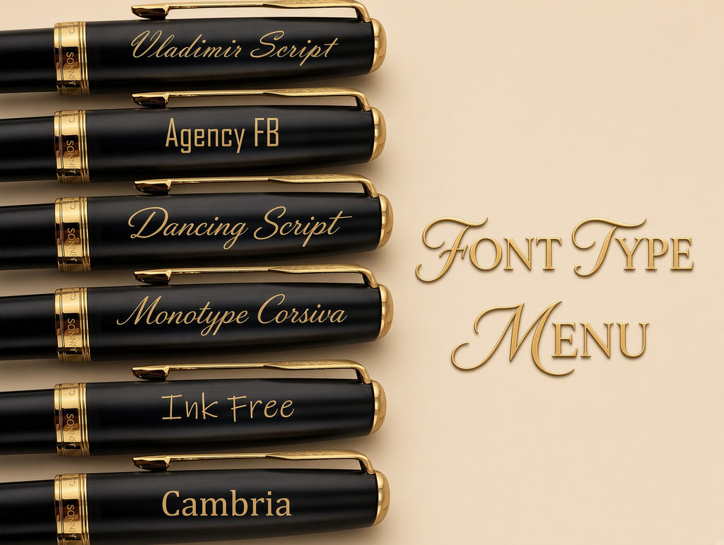 Personalized Pen Set for Him or Her, Engraved Ballpoint Pen Duo, Custom Name Gift Box, Wedding Groomsmen Gift, Corporate Executive Gift