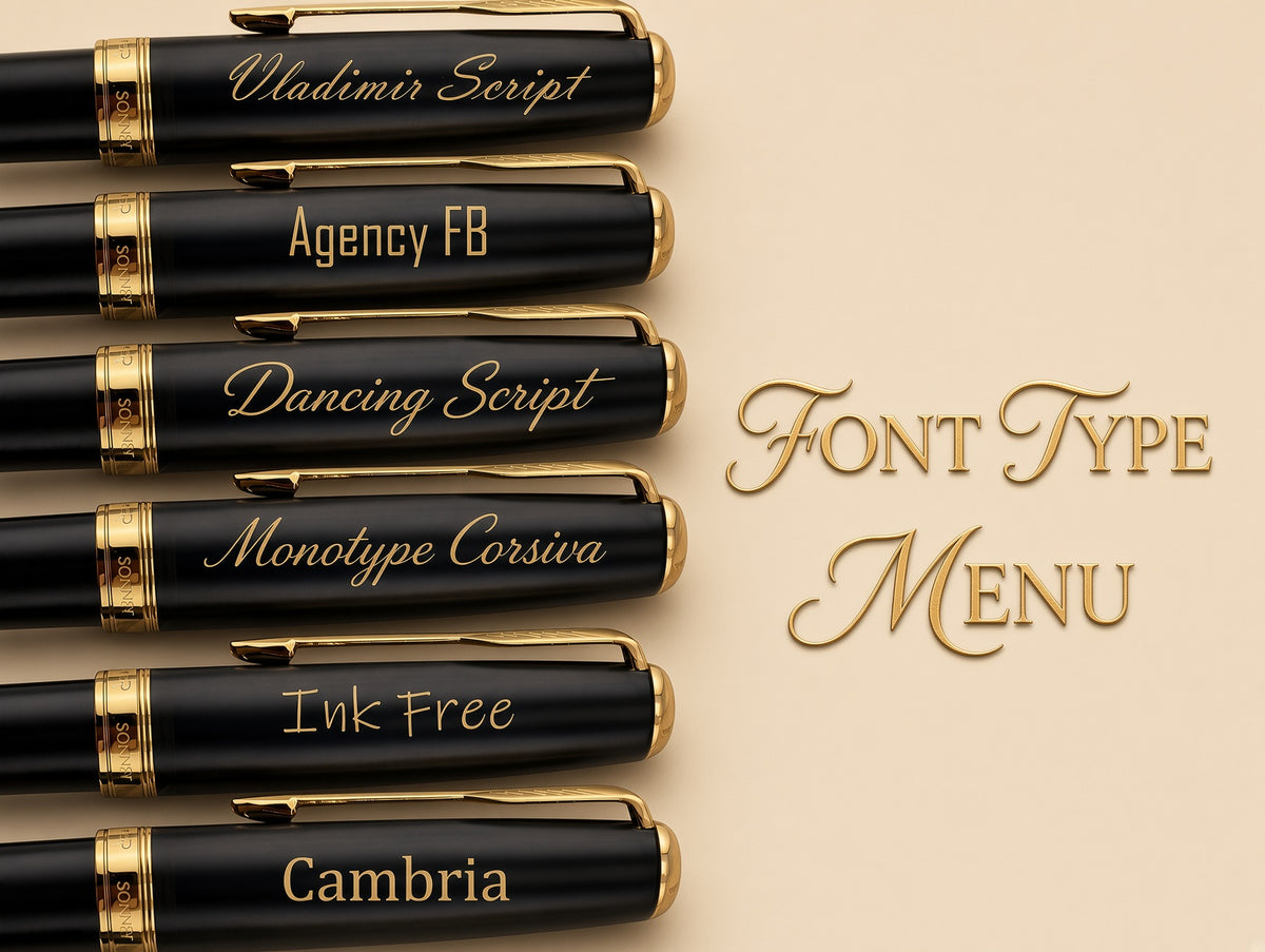 Personalized Pen Set for Him or Her, Engraved Ballpoint Pen Duo, Custom Name Gift Box, Wedding Groomsmen Gift, Corporate Executive Gift