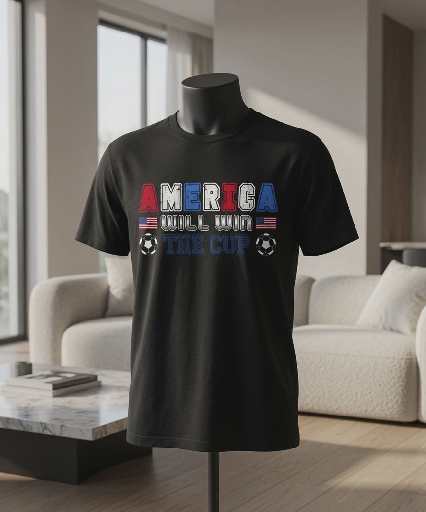 America Will Win The Cup Shirt | USA Soccer 2026